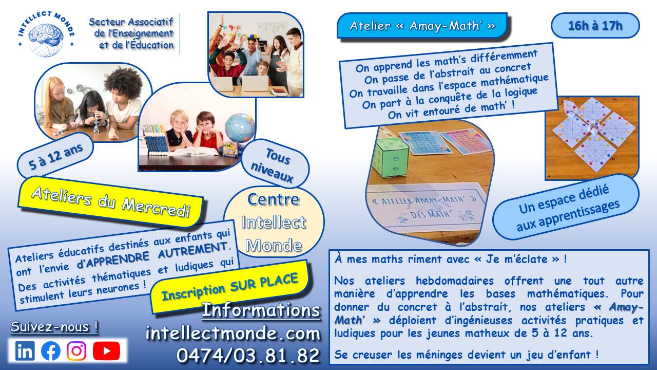 Atelier Amay-Math' - Intellect Monde